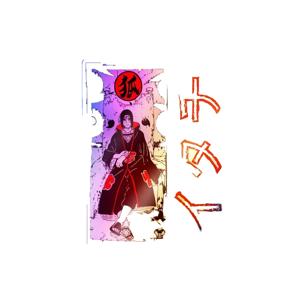Itachi Uchiha Holographic Sticker
